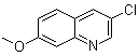 3-Chloro-7-methoxyquinoline molecular structure (CAS 858279-19-3)