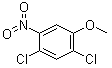 structure of CAS# 85829-14-7, 1,5-Dichloro-2-methoxy-4-nitrobenzene