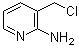 3-(Chloromethyl)-2-pyridinamine molecular structure (CAS 858431-29-5)
