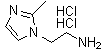 structure of CAS# 858513-10-7, 1-(2-Aminoethyl)-2-methylimidazole dihydrochloride