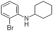 structure of CAS# 858516-27-5, 2-Bromo-N-cyclohexylbenzenamine