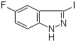 5-Fluoro-3-iodo-1H-indazole molecular structure (CAS 858629-06-8)