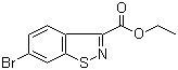 Ethyl 6-bromobenzo[d]isothiazole-3-carboxylate molecular structure (CAS 858671-74-6)