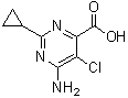 环丙嘧啶酸分子结构 (CAS 858956-08-8)