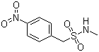 N-Methyl-1-(4-nitrophenyl)methanesulfonamide molecular structure (CAS 85952-29-0)