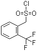 结构式 CAS# 85952-32-5, 2-(三氟甲基)苄磺酰氯; 邻三氟甲基苄磺酰氯