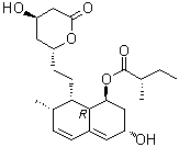 Pravastatin lactone molecular structure (CAS 85956-22-5)