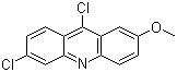 6,9-二氯-2-甲氧基吖啶分子结构 (CAS 86-38-4)