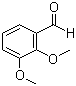 结构式 CAS# 86-51-1, 2,3-二甲氧基苯甲醛