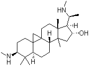 环维黄杨星 D分子结构 (CAS 860-79-7)