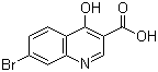 7-Bromo-4-hydroxy-3-quinolinecarboxylic acid molecular structure (CAS 860205-92-1)