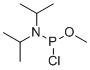 N-[chloro(methoxy)phosphanyl]-N-propan-2-ylpropan-2-amine molecular structure (CAS 86030-43-5)