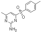 structure of CAS# 860648-93-7, 4-Methyl-6-[(4-methylphenyl)sulfonyl]-2-pyrimidinamine