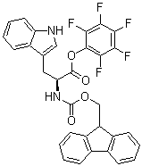 N-[(9H-Fluoren-9-ylmethoxy)carbonyl]-L-tryptophan pentafluorophenyl este molecular structure (CAS 86069-87-6)