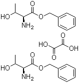 L-Threonine benzyl ester hemioxalate molecular structure (CAS 86088-59-7)
