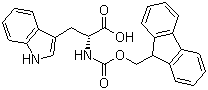 Fmoc-D-tryptophan molecular structure (CAS 86123-11-7)