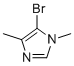 结构式 CAS# 861325-16-8, 5-溴-1,4-二甲基-1H-咪唑