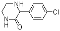 3-(4-Chlorophenyl)-2-piperazinone molecular structure (CAS 86147-28-6)