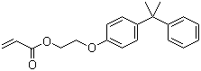 2-[4-(1-Methyl-1-phenylethyl)phenoxy]ethyl acrylate molecular structure (CAS 86148-08-5)