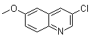 3-Chloro-6-methoxyquinoline molecular structure (CAS 861553-63-1)