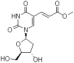 (E)-5-(2-Carbomethoxyvinyl)-2'-deoxyuridine molecular structure (CAS 86163-17-9)
