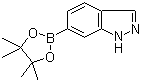 1H-Indazole-6-boronic acid pinacol ester molecular structure (CAS 861905-87-5)