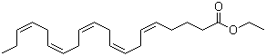 cis-5,8,11,14,17-Eicosapentaenoic acid ethyl ester molecular structure (CAS 86227-47-6)