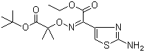 structure of CAS# 86299-46-9, Ethyl 2-(2-aminothiazole-4-yl)-2-(1-tert-butoxycarbonyl-1-methylethoxyimino)acetate;2-Amino-alpha-[[2-(1,1-dimethyl-ethoxy)-1,1-dimethyl-2-oxo-ethoxy]imino]-4-thiazoleacetic acid ethyl ester