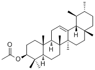 alpha-乙酸香树脂醇酯分子结构 (CAS 863-76-3)