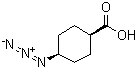 cis-4-Azidocyclohexanecarboxylic acid molecular structure (CAS 863222-21-3)