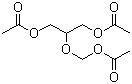 1,3-二乙酰氧-2-(二乙酰氧基甲氧基)丙烷分子结构 (CAS 86357-13-3)