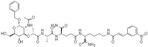 Muramoyl dipeptide C molecular structure (CAS 863918-60-9)
