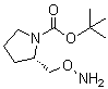 tert-Butyl (S)-2-[(aminooxy)methyl]pyrrolidine-1-carboxylate molecular structure (CAS 863991-04-2)