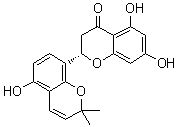 结构式 CAS# 86450-80-8, (-)-桑根酮 H