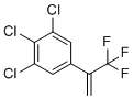 1,2,3-三氯-5-[1-(三氟甲基)乙烯基]-苯分子结构 (CAS 864736-87-8)