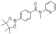 N-Methyl-N-2-pyridinyl-4-(4,4,5,5-tetramethyl-1,3,2-dioxaborolan-2-yl)benzamide molecular structure (CAS 864759-39-7)