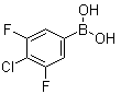 structure of CAS# 864759-63-7, (4-Chloro-3,5-difluorophenyl)boronic acid