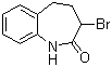 3-Bromo-2,3,4,5-tetrahydro-2H-benzo[b]azepin-2-one molecular structure (CAS 86499-96-9)