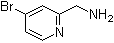 4-Bromo-2-pyridinemethanamine molecular structure (CAS 865156-50-9)