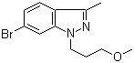 6-Bromo-1-(3-methoxypropyl)-3-methyl-1H-indazole molecular structure (CAS 865156-81-6)