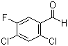 2,4-Dichloro-5-fluorobenzaldehyde molecular structure (CAS 86522-91-0)