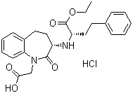 Benazepril hydrochloride molecular structure (CAS 86541-74-4)