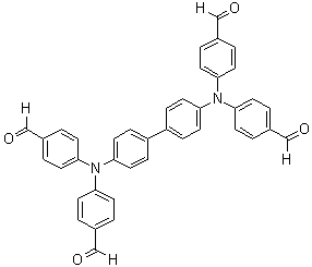 N,N,N',N'-Tetra(4-formylphenyl)-1,1'-biphenyl-4,4'-diamine molecular structure (CAS 865448-72-2)