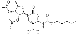 5'-Deoxy-5-nitro-N-[(pentyloxy)carbonyl]cytidine 2',3'-diacetate molecular structure (CAS 865474-03-9)