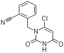 2-((6-氯-2,4-二氧代-3,4-二氢-2H-嘧啶-1-基)甲基)苯腈分子结构 (CAS 865758-95-8)
