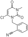 2-[(6-Chloro-3,4-dihydro-3-methyl-2,4-dioxo-1(2H)-pyrimidinyl)methyl]benzonitrile molecular structure (CAS 865758-96-9)