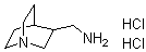 structure of CAS# 865887-14-5, 1-Azabicyclo[2.2.2]octane-3-methanamine dihydrochloride