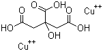 枸橼酸铜分子结构 (CAS 866-82-0)