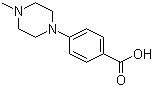4-(4-Methylpiperazino)benzoic acid molecular structure (CAS 86620-62-4)
