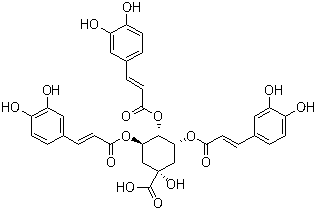 3,4,5-Tricaffeoylquinic acid molecular structure (CAS 86632-03-3)